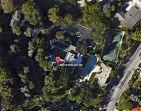 Albert Broccoli Tom Ford Wearstler villa beverly hills google maps