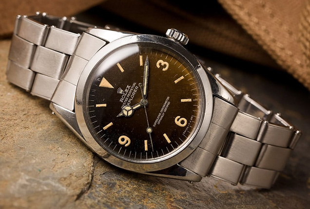 photo © Bob's Watches James Bond creator Ian Fleming wore a Rolex Oyster Perpetual Explorer 1016.