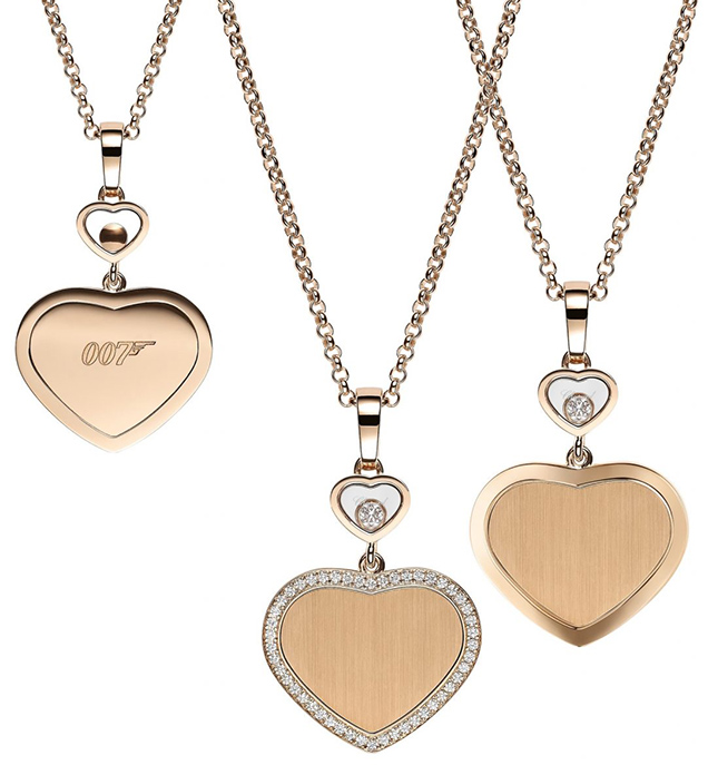 photo © Chopard Chopard Happy Hearts – Golden Hearts Collection includes some 007 branded jewellery