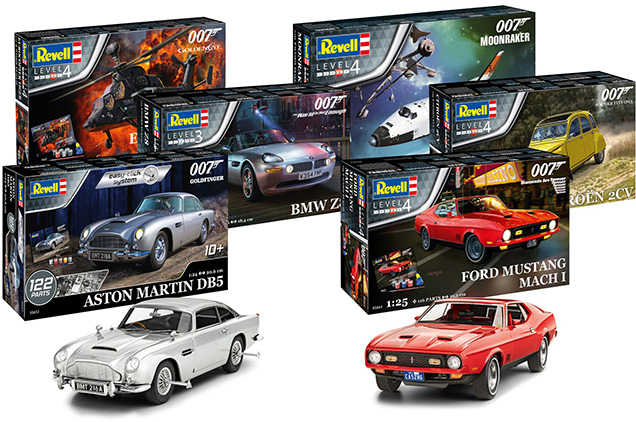 photo © Revell Revell James Bond model kits, released in 2023