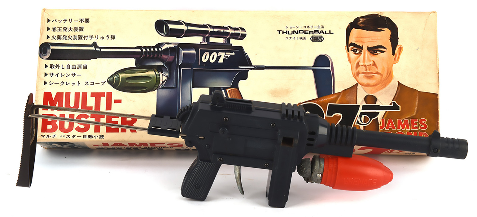 thunderball multibuster gun james bond 007 vintage for sale tada atom