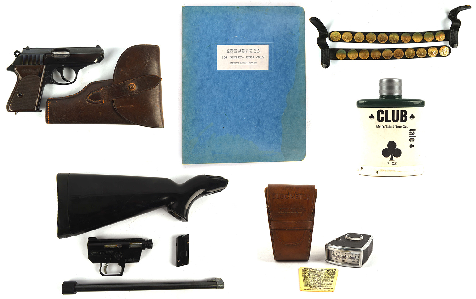 SD Studios From Russia With Love Attache Case gadgets coins guns