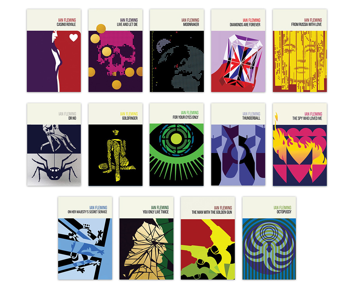 Michael Gillette covers Ian Fleming James Bodn Hardcovers 2025